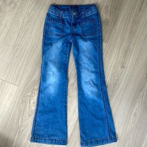 Flare denim jeans